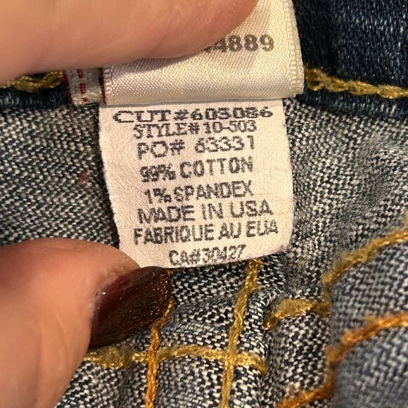 True Religion JOEY MID RISE BIG T FLARE JEAN
Womens Jeans Sz 31 - Picture 10 of 10